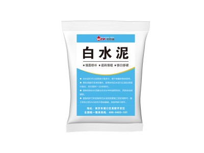 沃特浦 白水泥 白色防水勾縫涂料內墻防水墻面修補瓷磚填縫525高標白水泥 2kg白水泥+鏟刀+刮板+手套